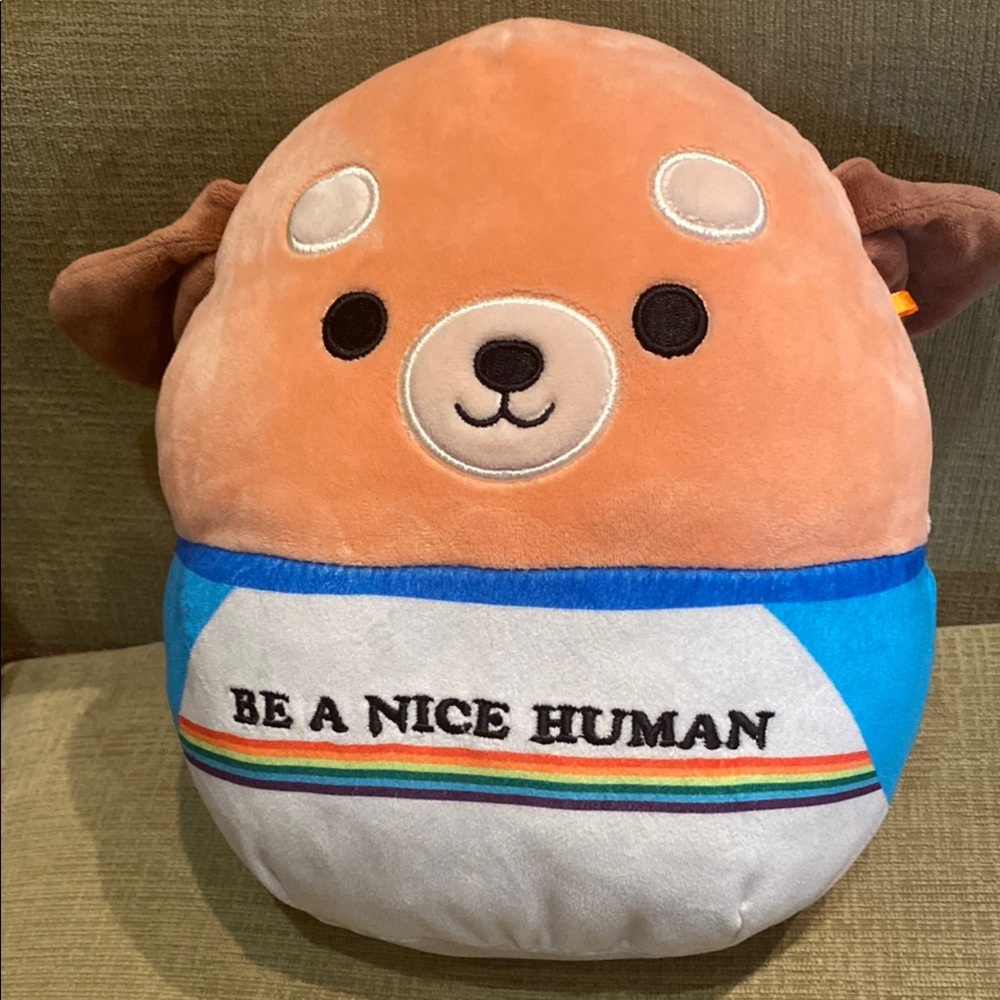Squishmallows Brown and Blue Plush Toy
